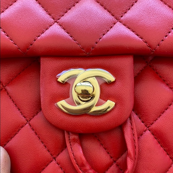 Brand New Red Chanel Backpack - Picture 2 of 8